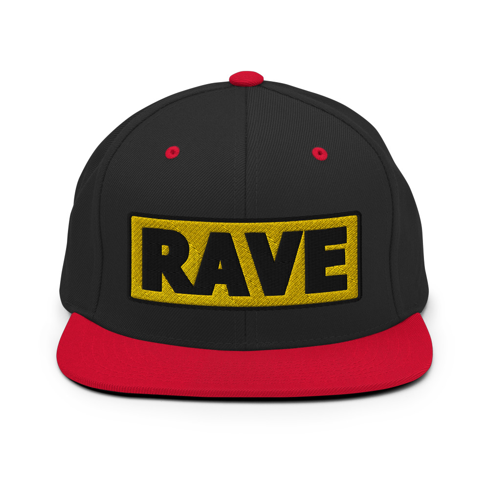 Casquette Snapback RAVE jaune – Image 12