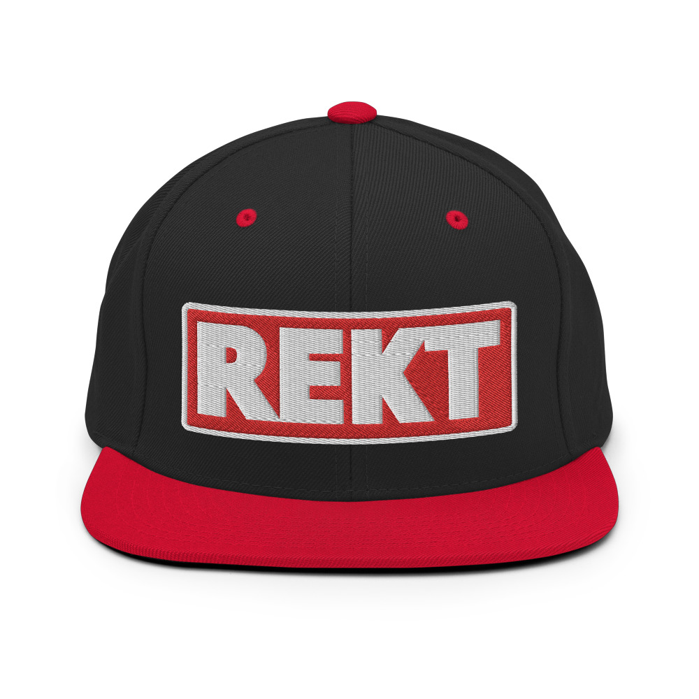 Casquette Snapback REKT rouge – Image 8