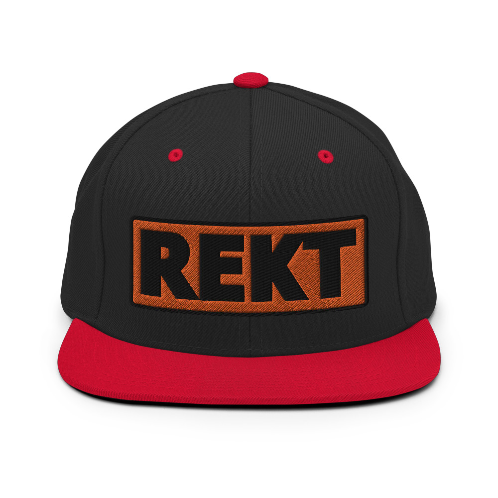 Casquette Snapback REKT orange – Image 8