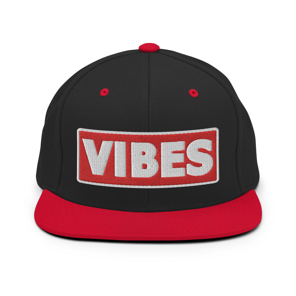 Casquette Snapback VIBES rouge – Image 8