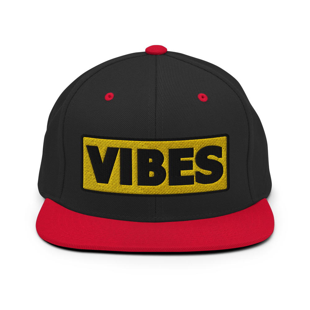 Casquette Snapback VIBES jaune – Image 8