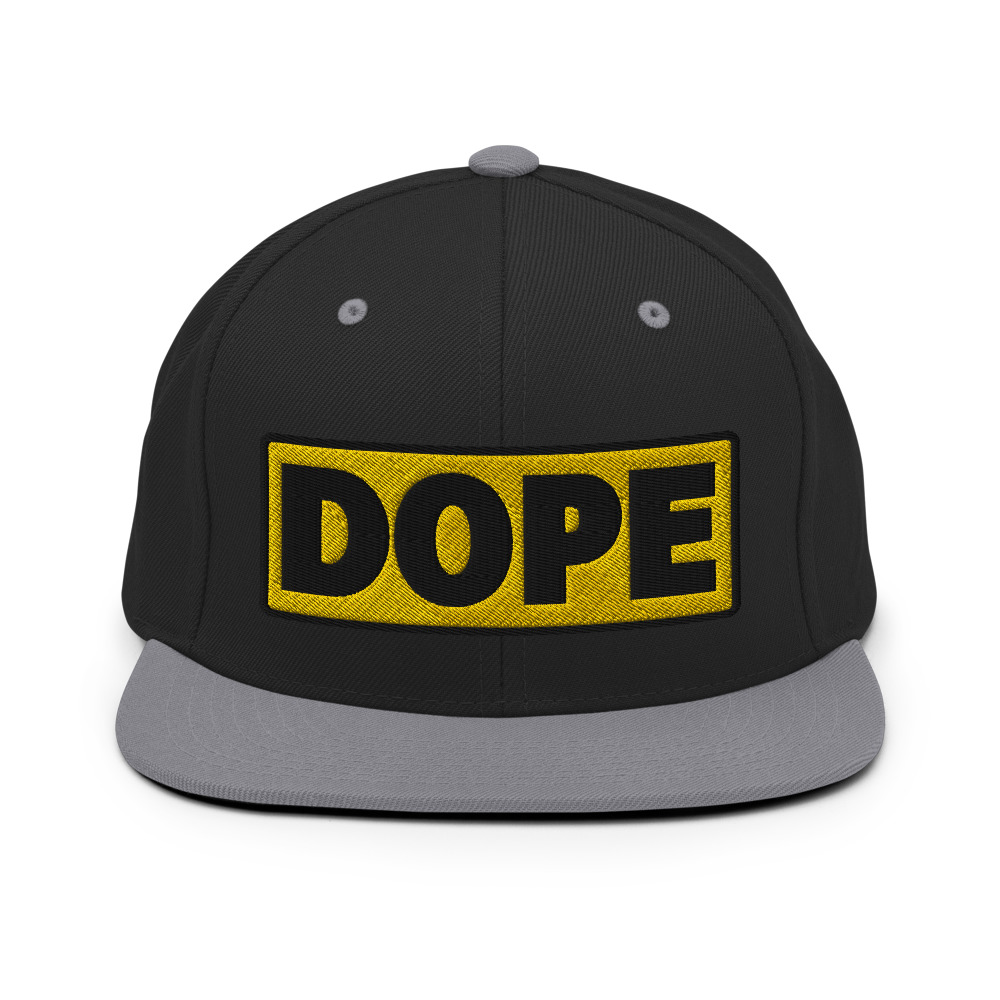 Casquette Snapback DOPE jaune – Image 16