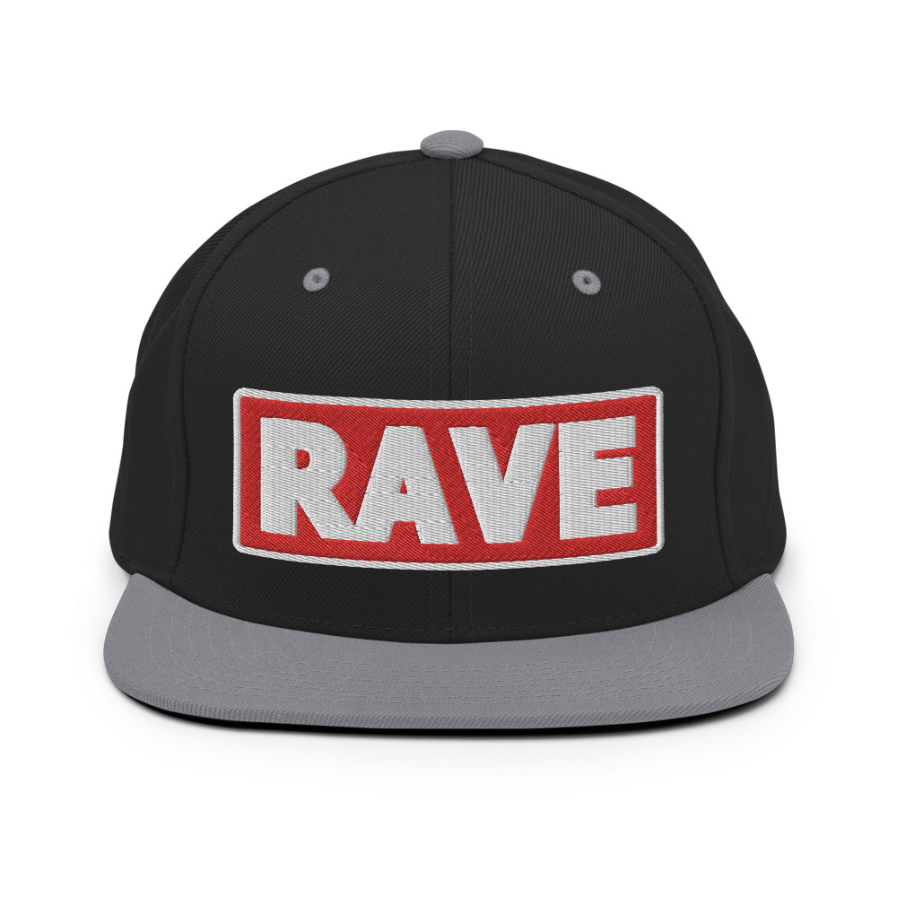 Casquette Snapback RAVE rouge – Image 7