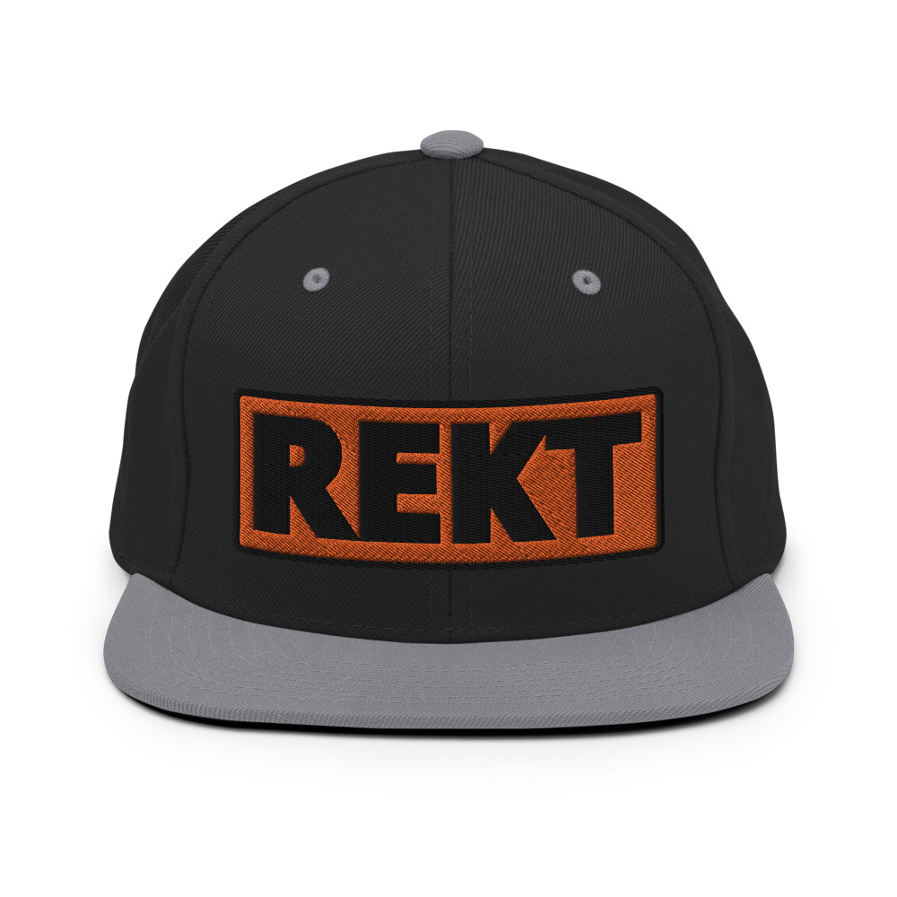 Casquette Snapback REKT orange – Image 13