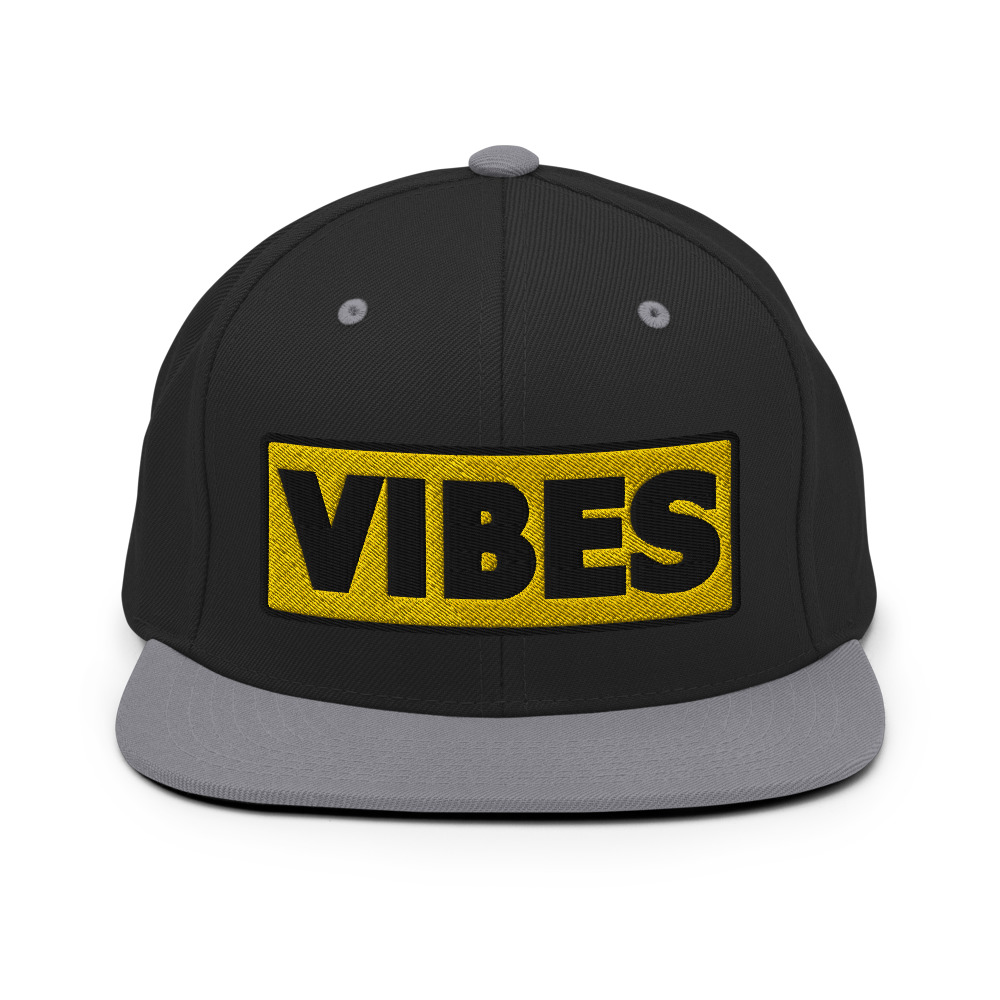 Casquette Snapback VIBES jaune – Image 7