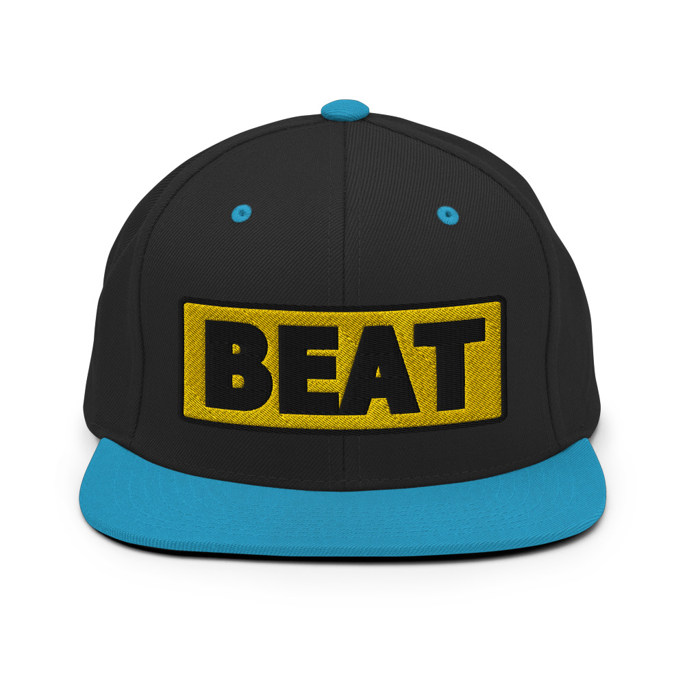 Casquette Snapback BEAT jaune – Image 4