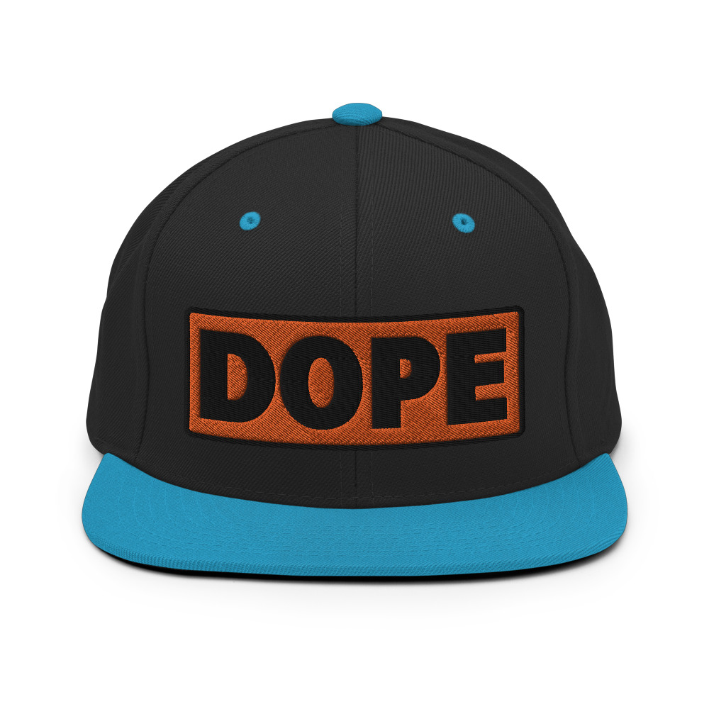 Casquette Snapback DOPE orange – Image 13