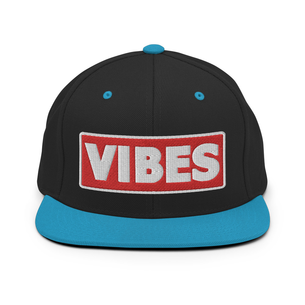 Casquette Snapback VIBES rouge