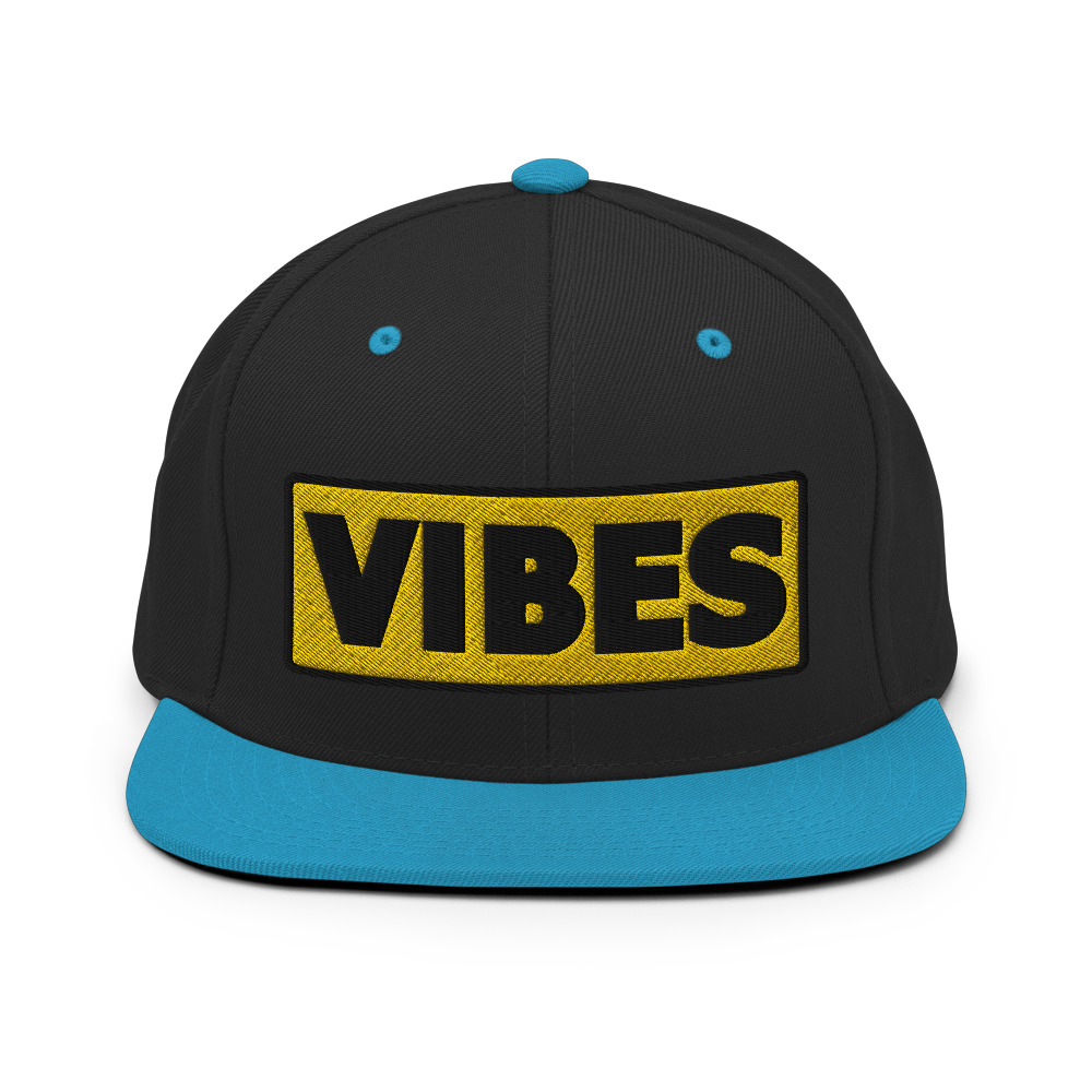 Casquette Snapback VIBES jaune – Image 4