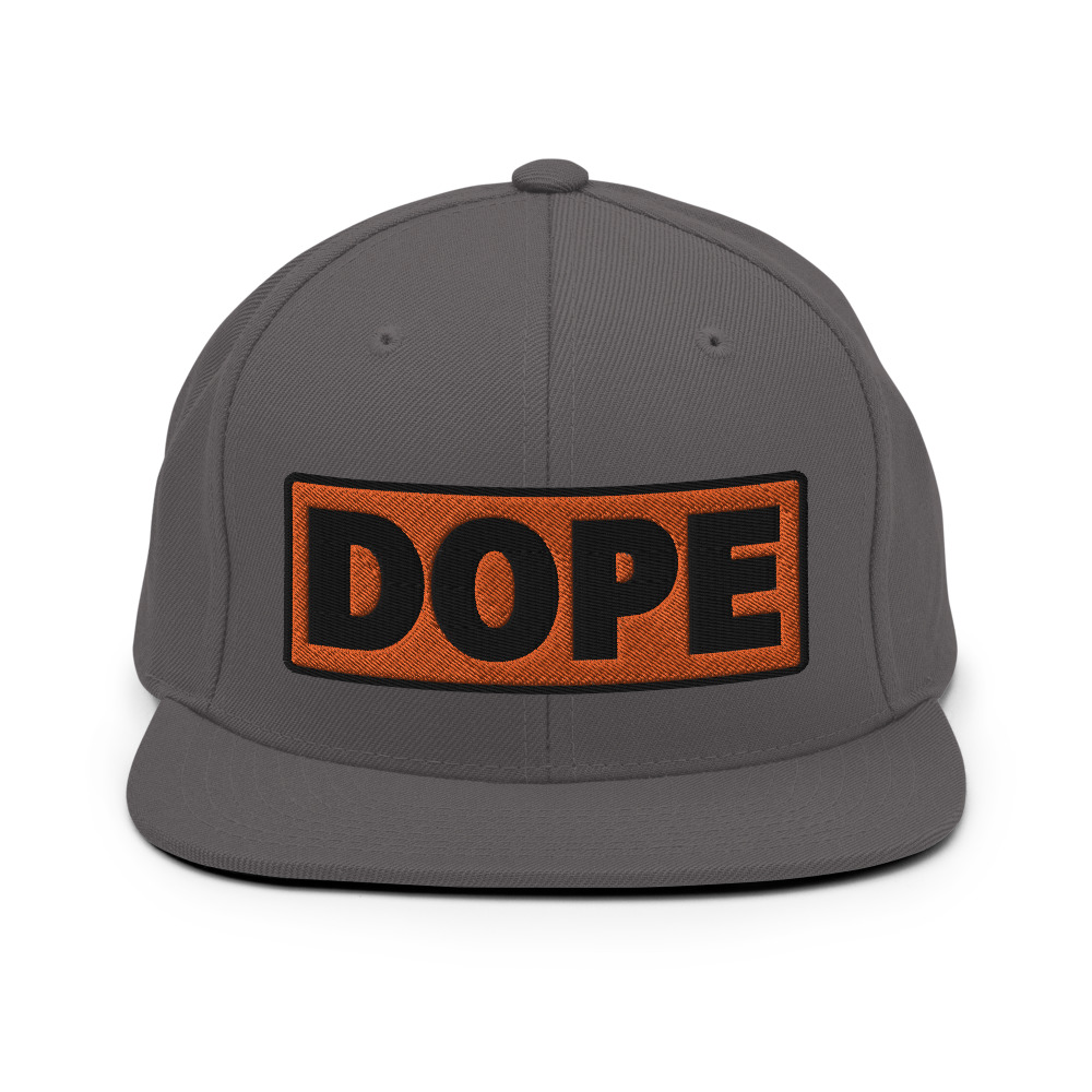 Casquette Snapback DOPE orange – Image 4