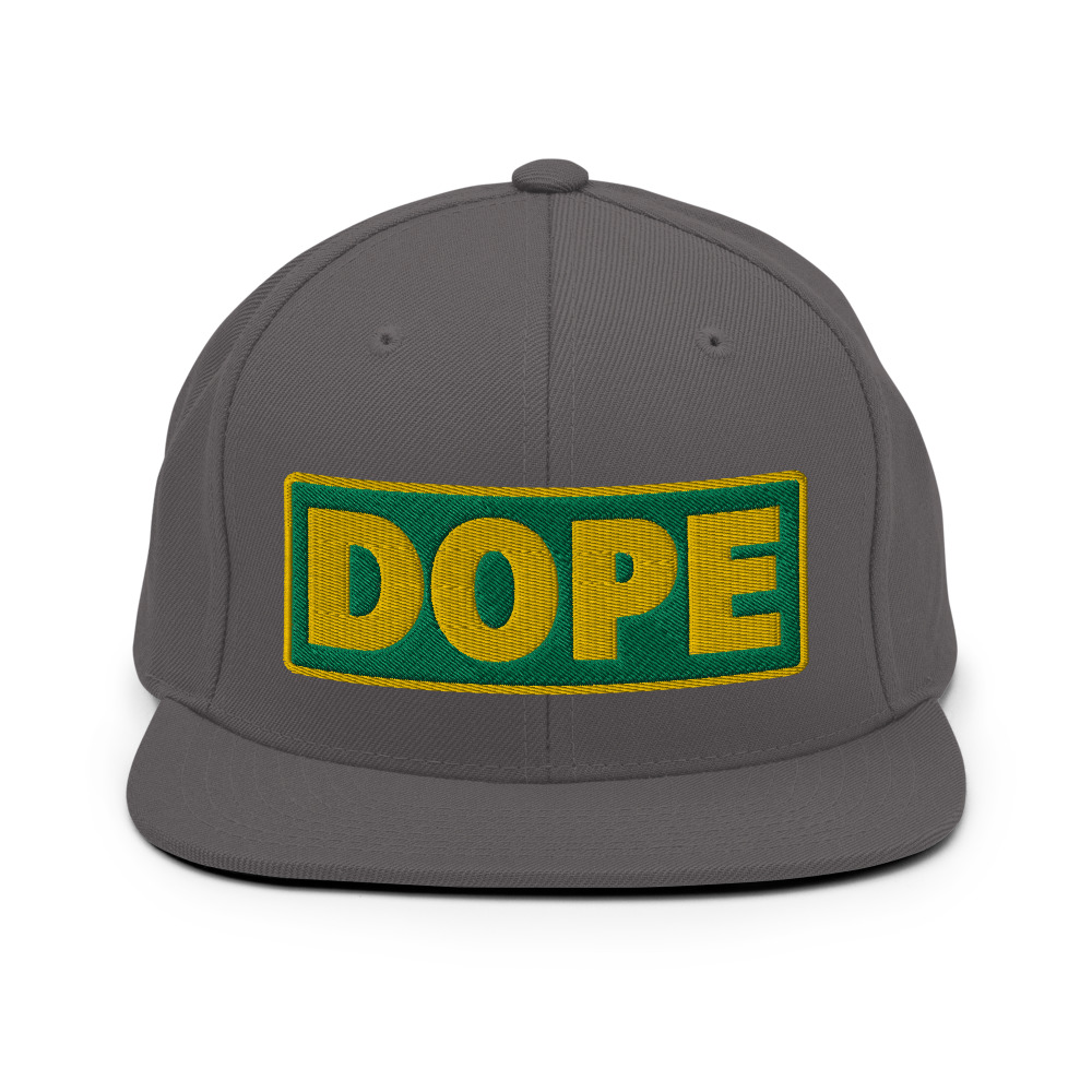 Casquette Snapback DOPE vert – Image 4