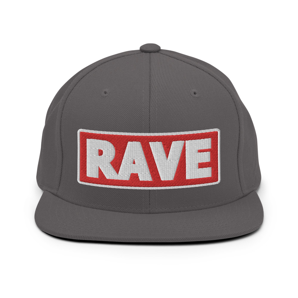 Casquette Snapback RAVE rouge – Image 13