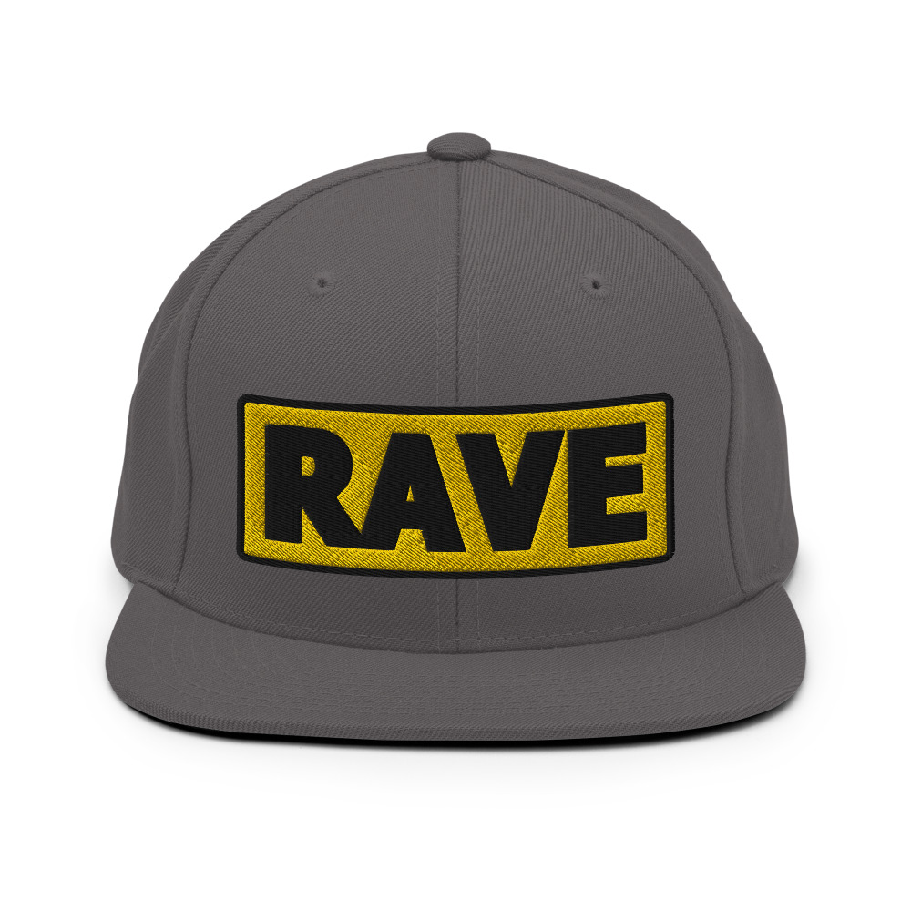 Casquette Snapback RAVE jaune – Image 4