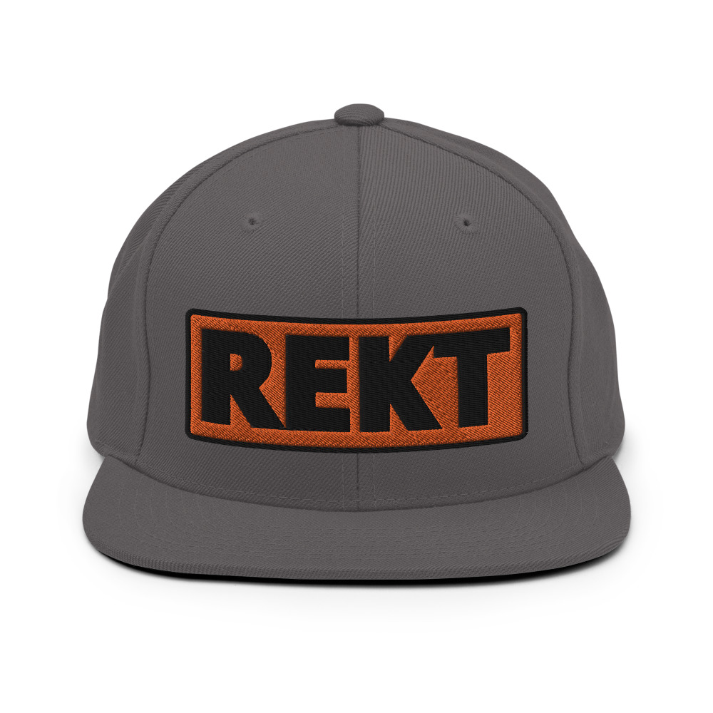 Casquette Snapback REKT orange – Image 3