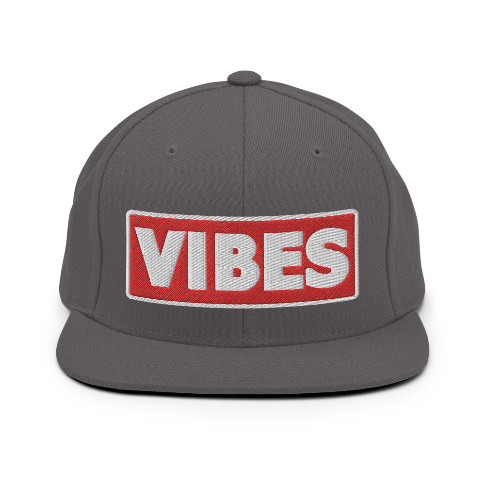 Casquette Snapback VIBES rouge – Image 13