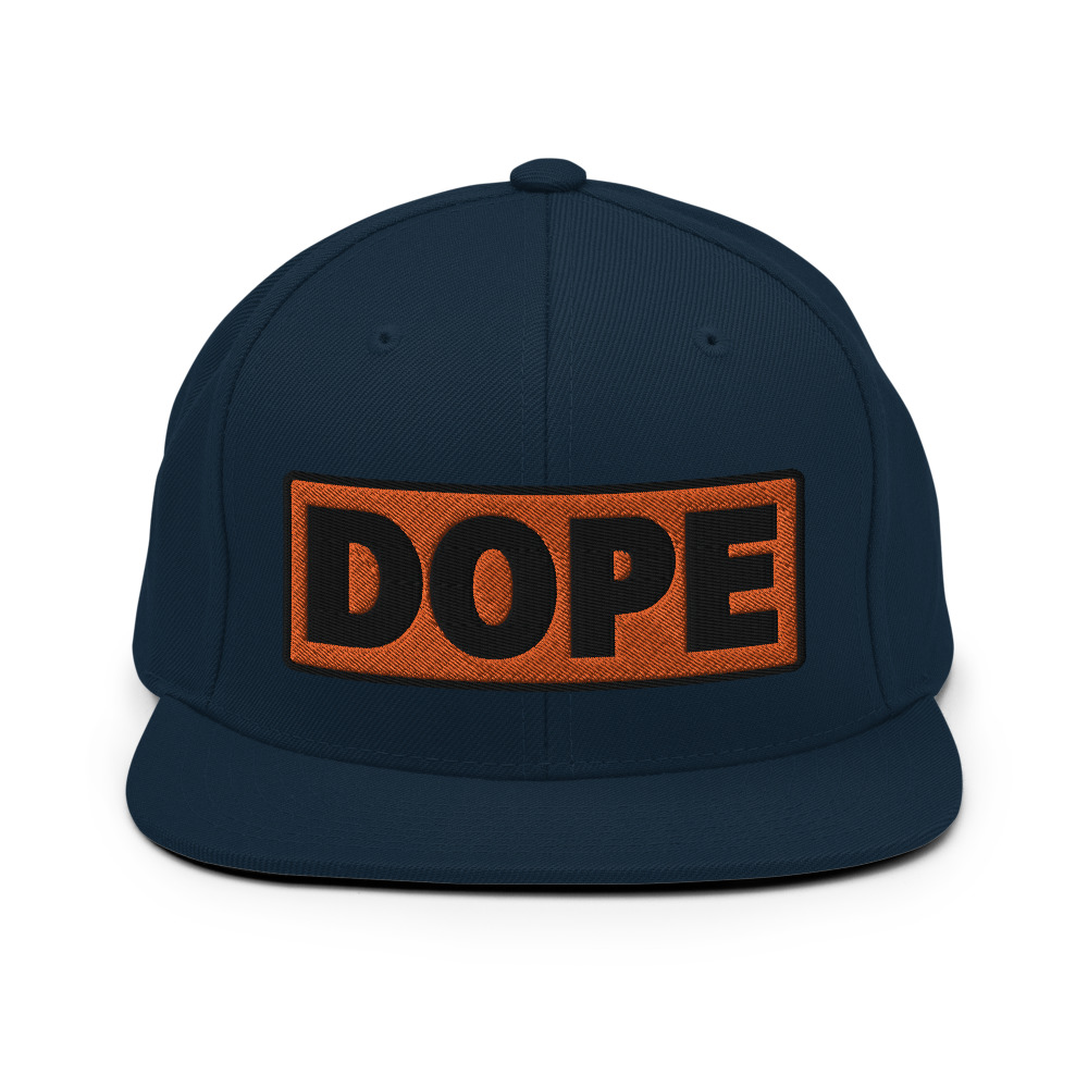 Casquette Snapback DOPE orange – Image 10