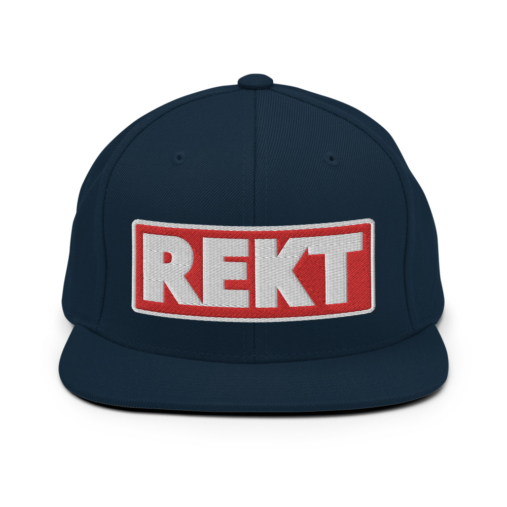 Casquette Snapback REKT rouge – Image 2