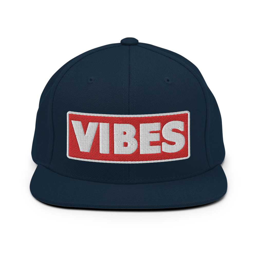 Casquette Snapback VIBES rouge – Image 2