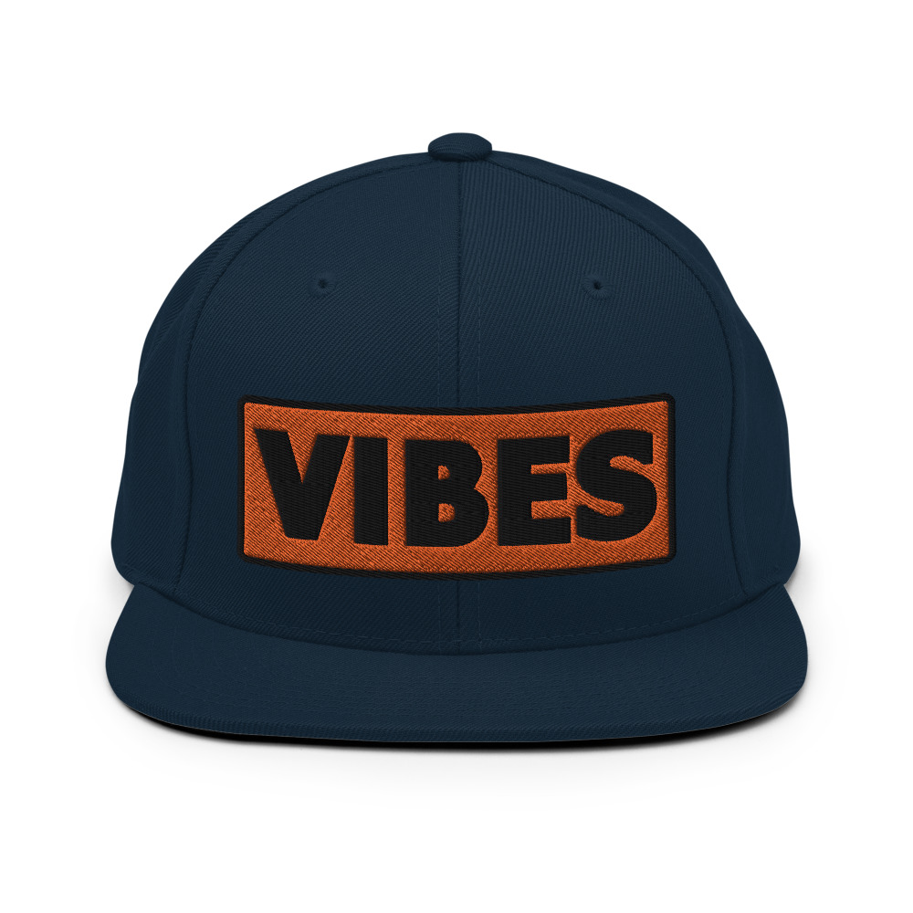 Casquette Snapback VIBES orange – Image 17