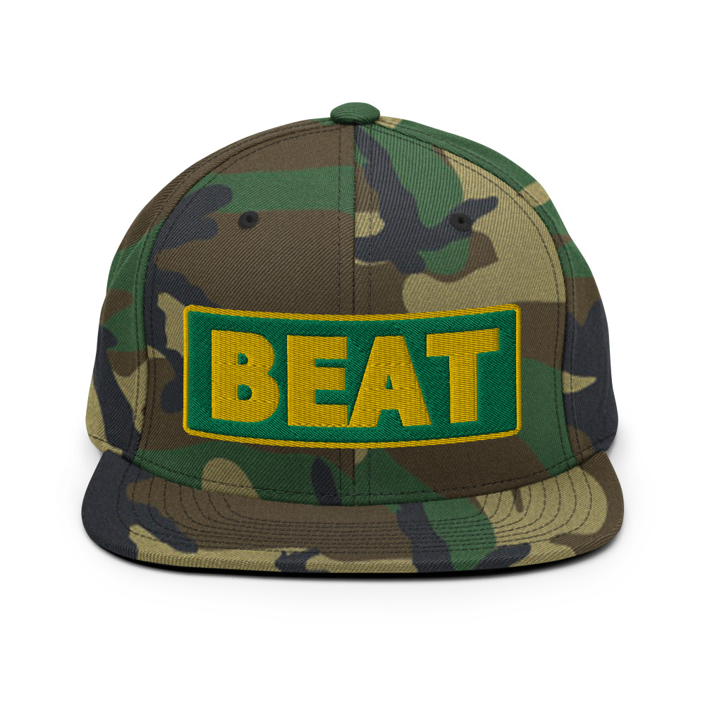 Casquette Snapback BEAT vert – Image 3