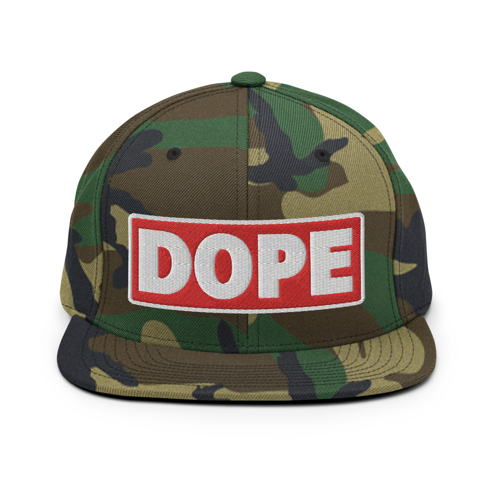 Casquette Snapback DOPE rouge – Image 12