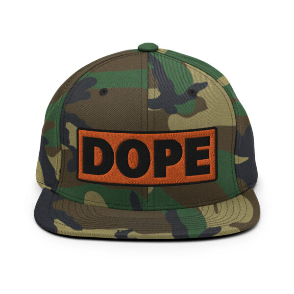 Casquette Snapback DOPE orange