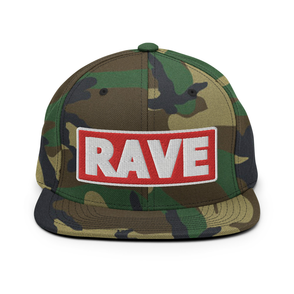 Casquette Snapback RAVE rouge – Image 12