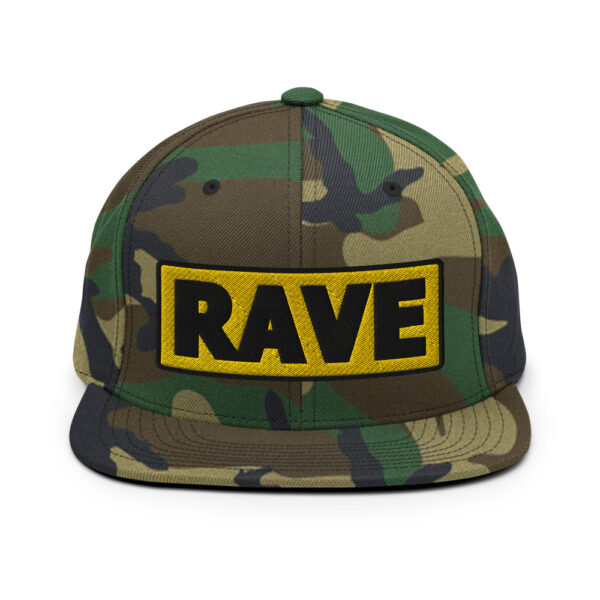Casquette Snapback RAVE jaune