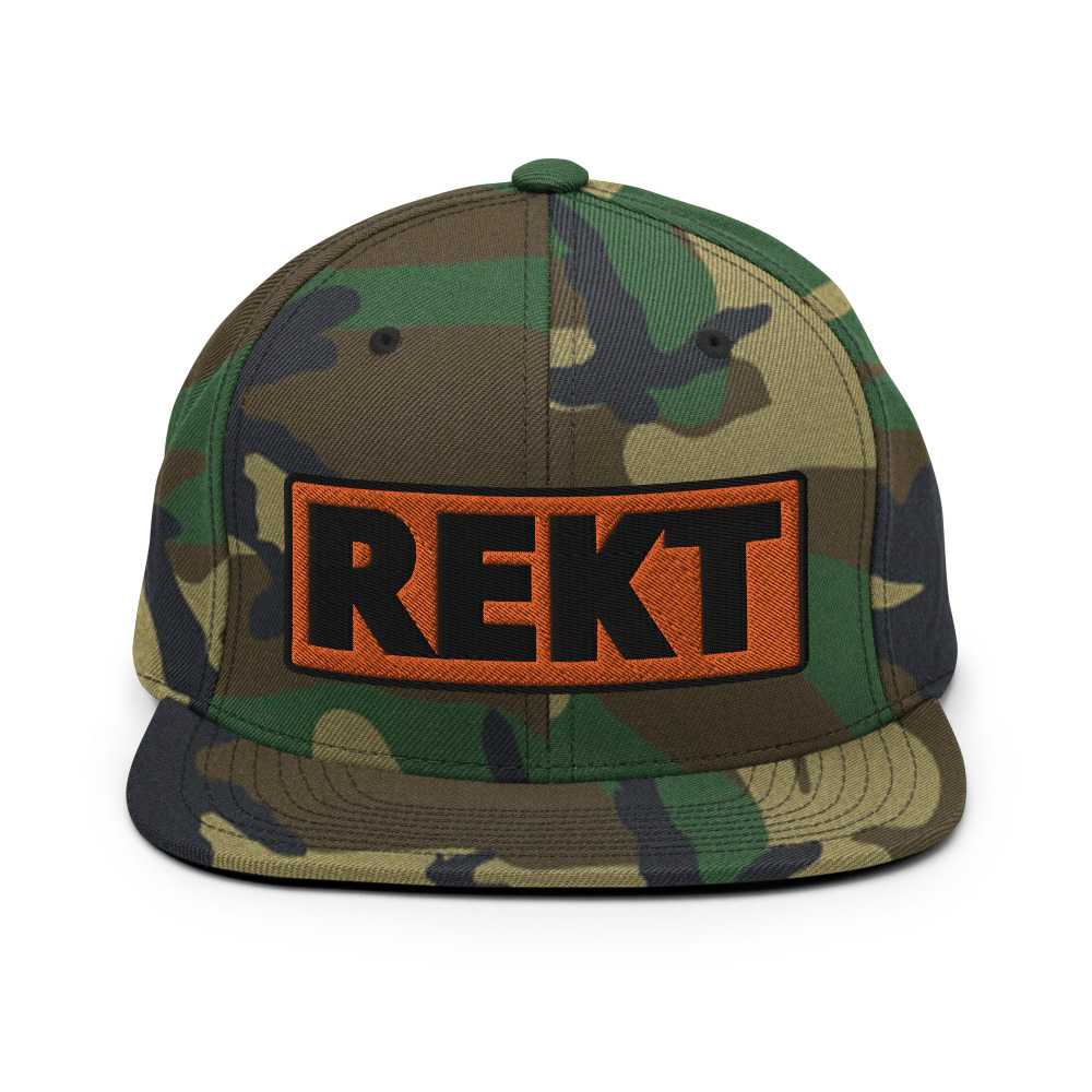 Casquette Snapback REKT orange – Image 2
