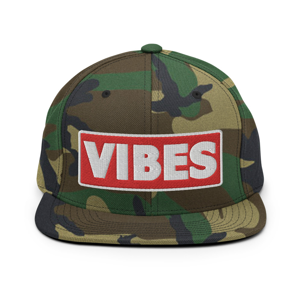 Casquette Snapback VIBES rouge – Image 12