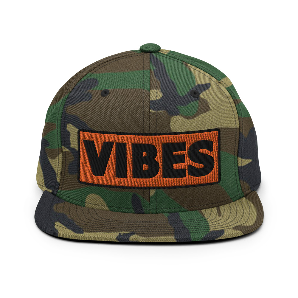 Casquette Snapback VIBES orange – Image 2
