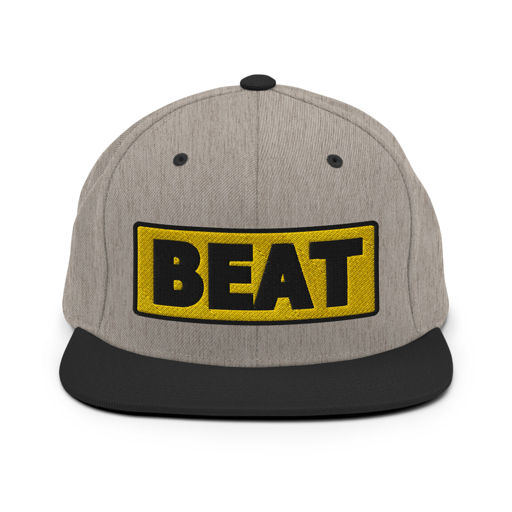 Casquette Snapback BEAT jaune – Image 14