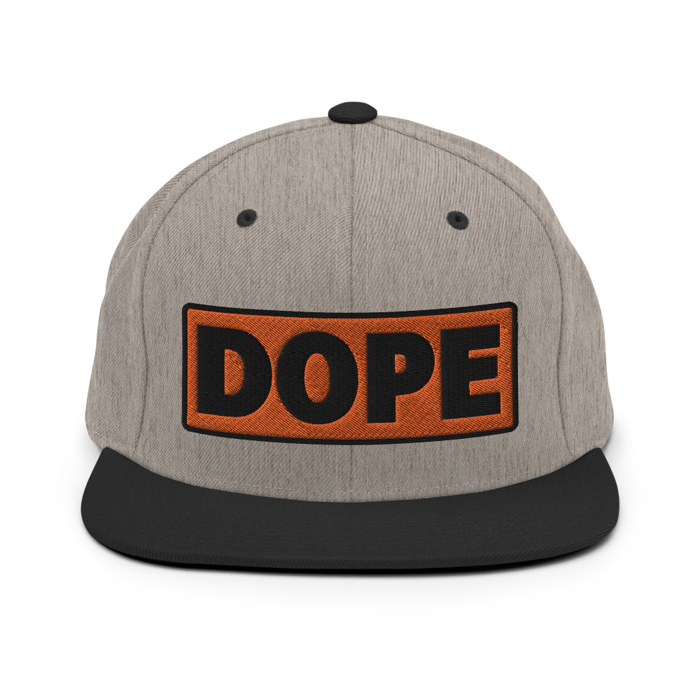 Casquette Snapback DOPE orange – Image 5