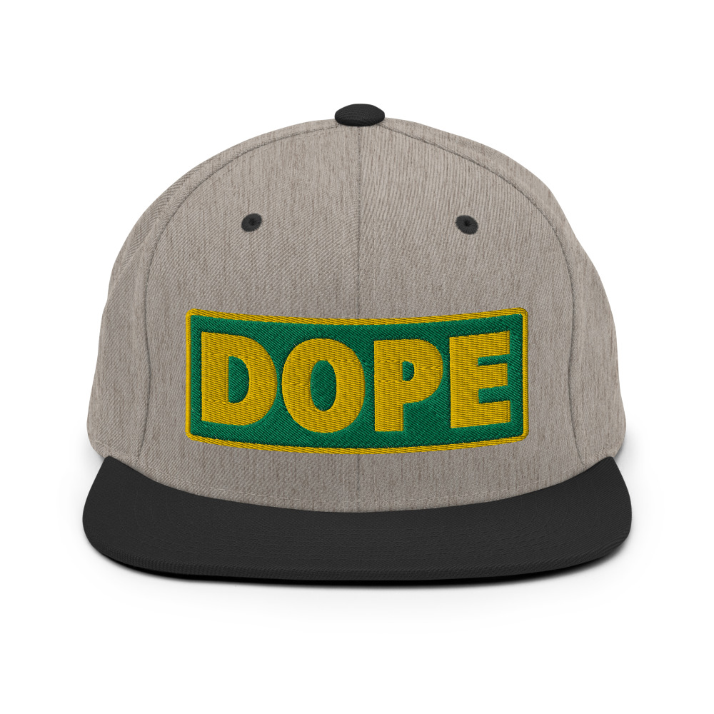 Casquette Snapback DOPE vert – Image 5