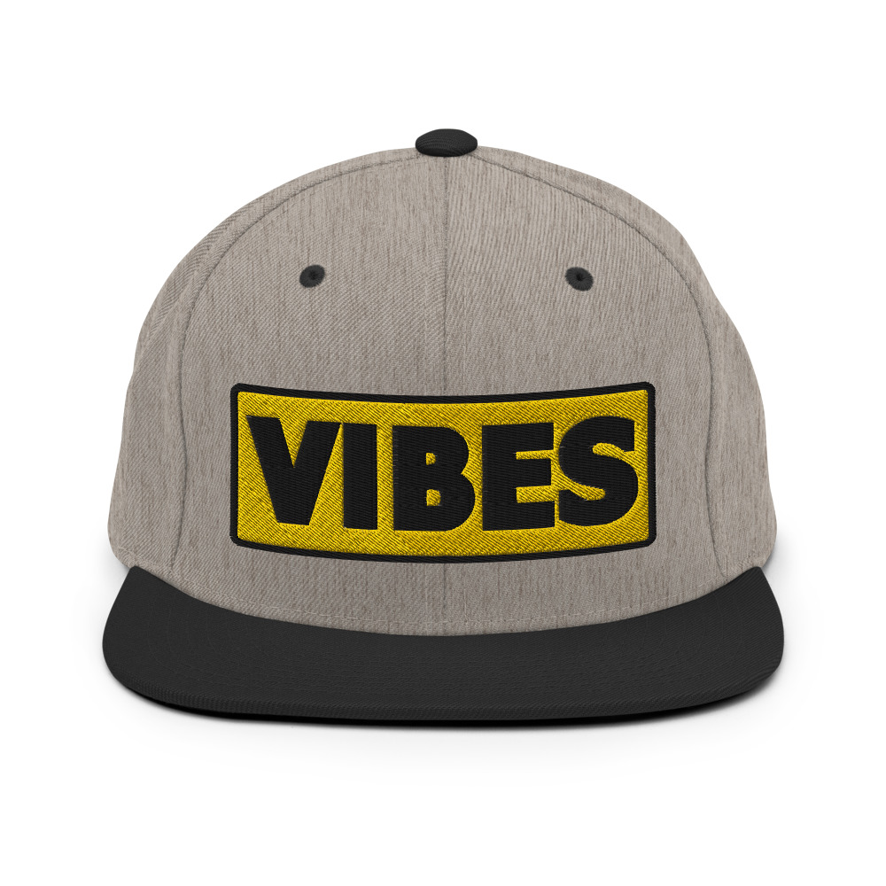 Casquette Snapback VIBES jaune – Image 14