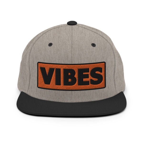 Casquette Snapback VIBES orange