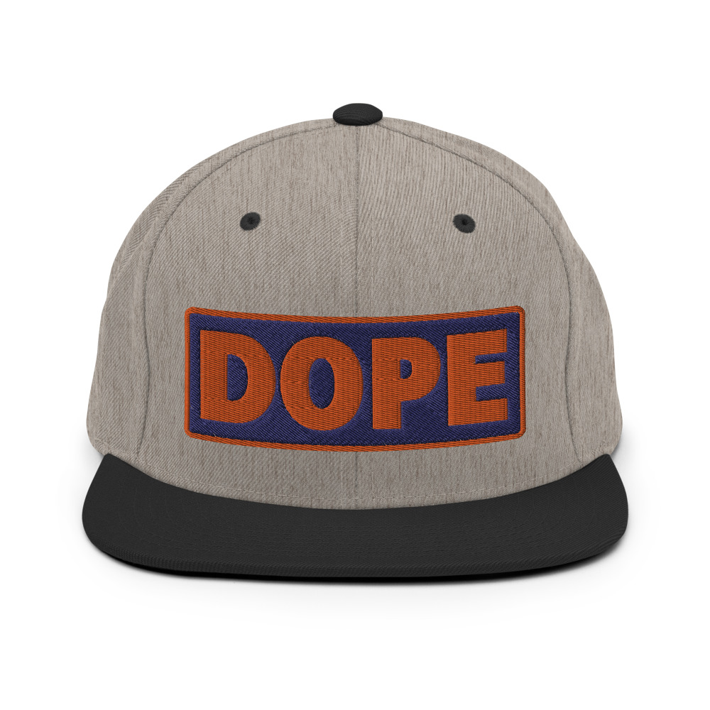 Casquette Snapback DOPE bleu – Image 2