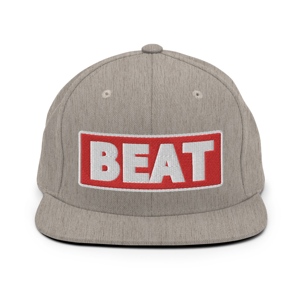 Casquette Snapback BEAT rouge – Image 15