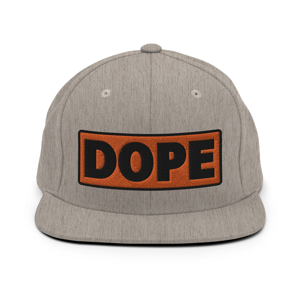 Casquette Snapback DOPE orange – Image 6