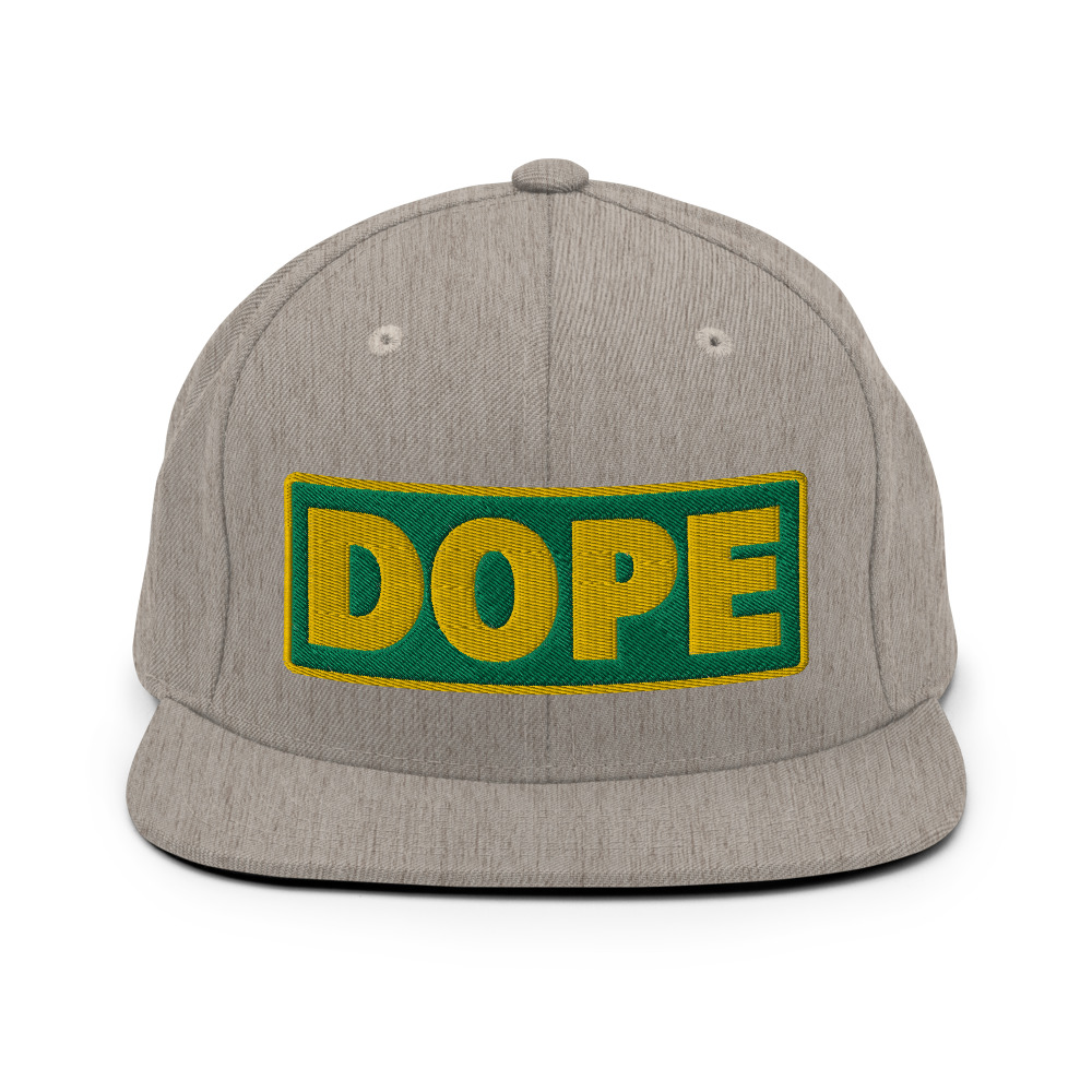 Casquette Snapback DOPE vert – Image 6