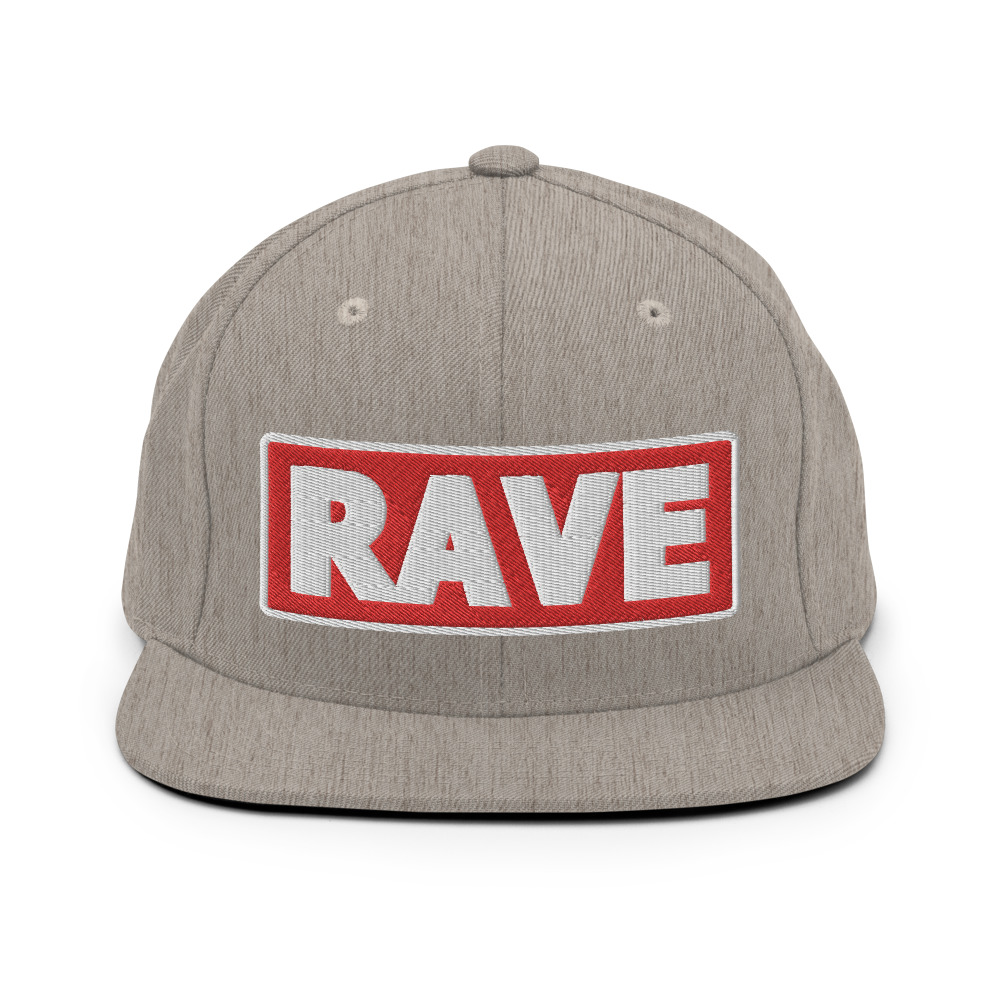 Casquette Snapback RAVE rouge – Image 15