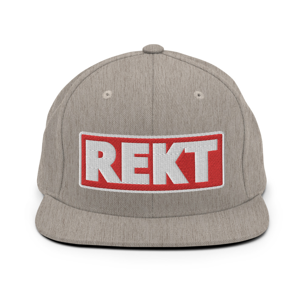 Casquette Snapback REKT rouge – Image 15