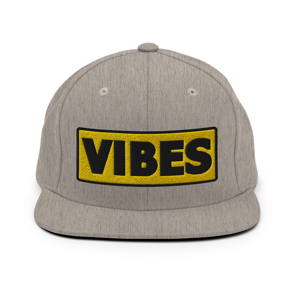 Casquette Snapback VIBES jaune – Image 15