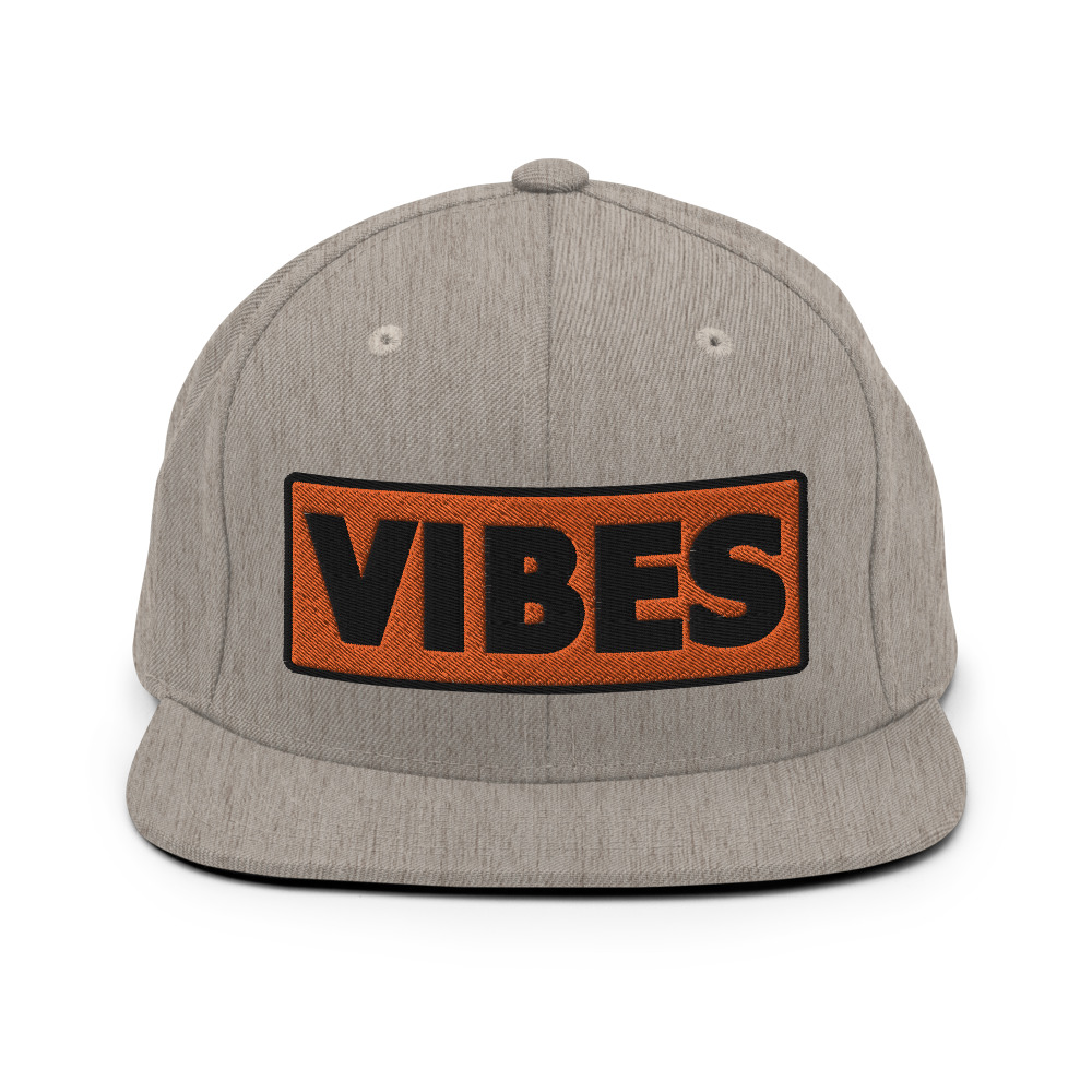 Casquette Snapback VIBES orange – Image 4