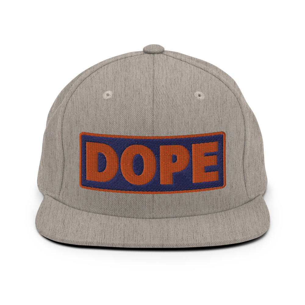 Casquette Snapback DOPE bleu – Image 3