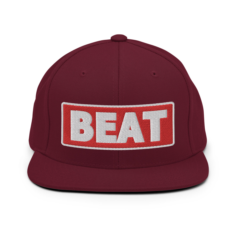 Casquette Snapback BEAT rouge – Image 3