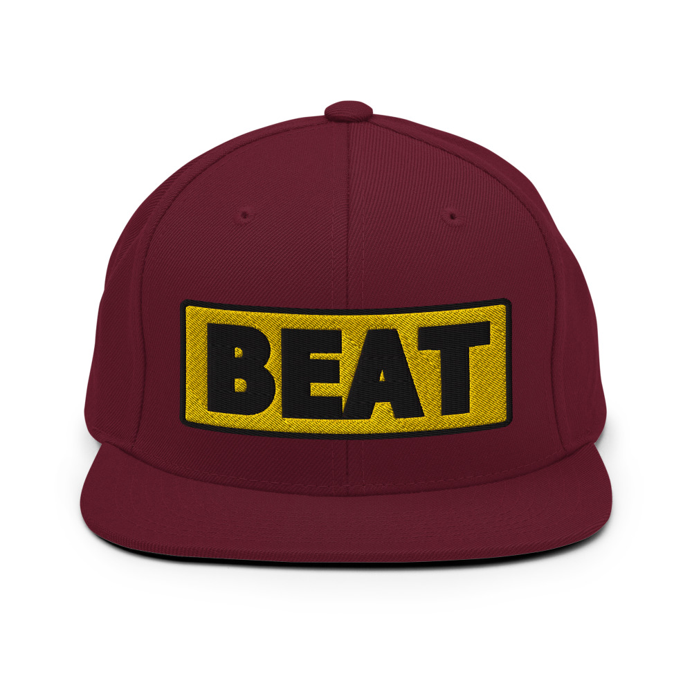 Casquette Snapback BEAT jaune