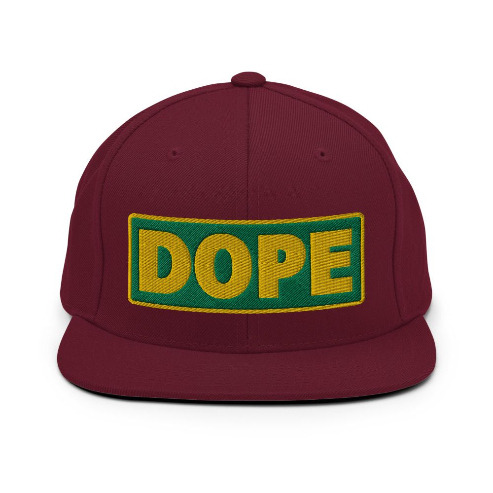 Casquette Snapback DOPE vert – Image 11
