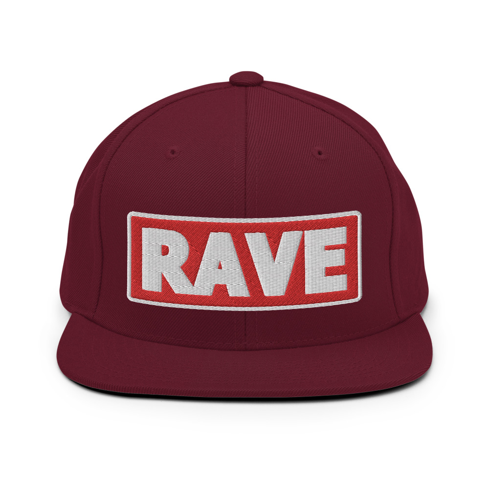 Casquette Snapback RAVE rouge – Image 3
