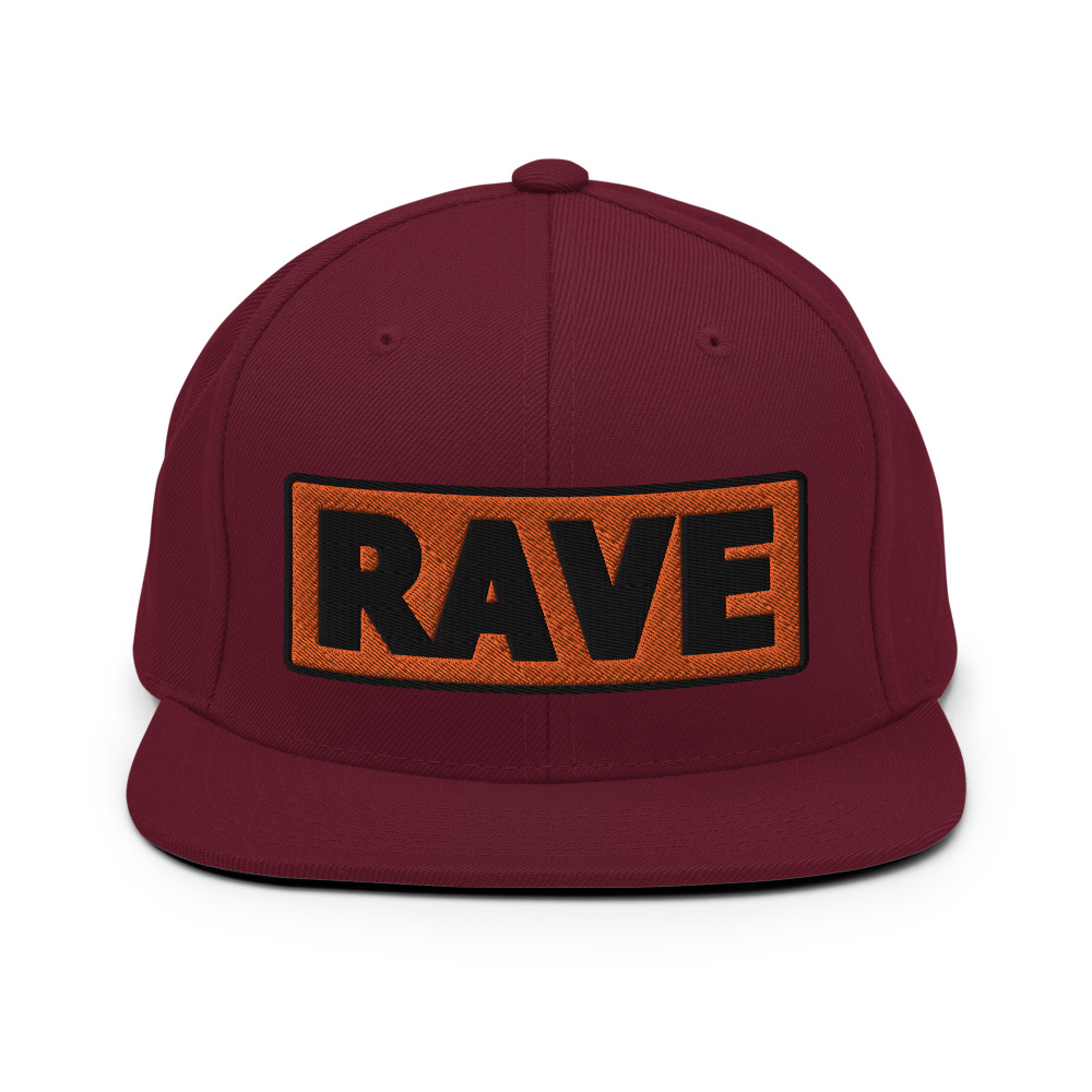 Casquette Snapback RAVE orange – Image 3